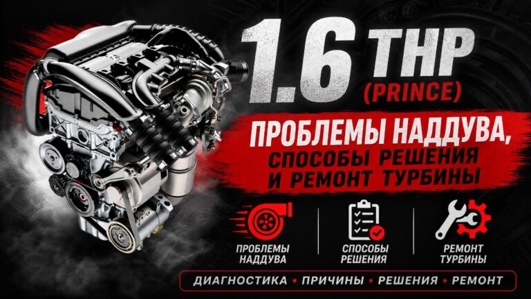 Двигатель 1.6 THP Prince и проблемы его наддува