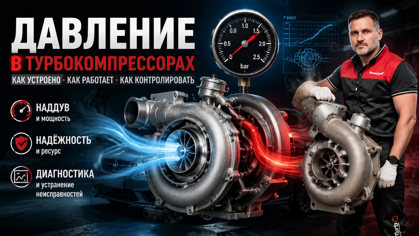 Давление наддува в турбокомпрессоре