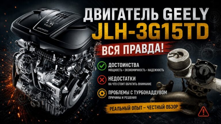 Двигатель Geely JLH-3G15TD и его система наддува