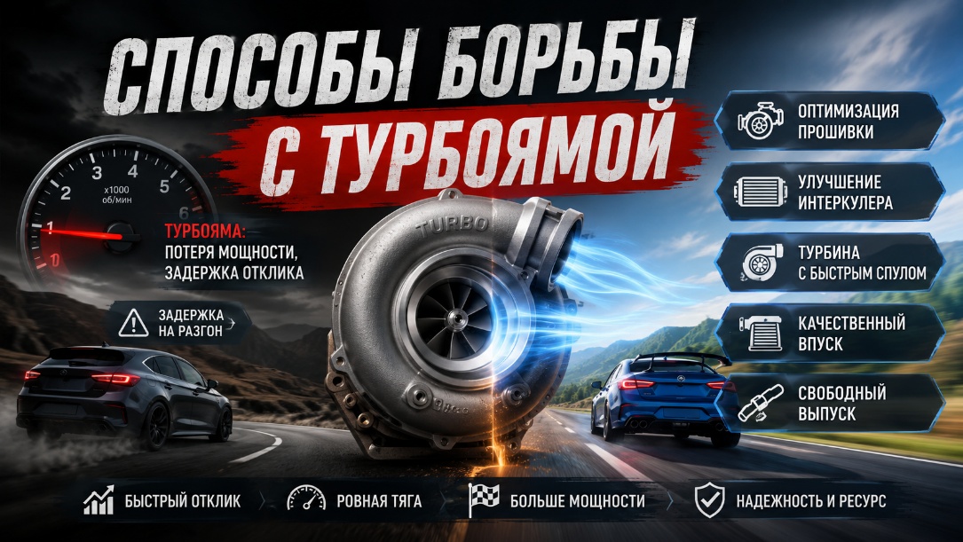 Турбояма и способы её уменьшения