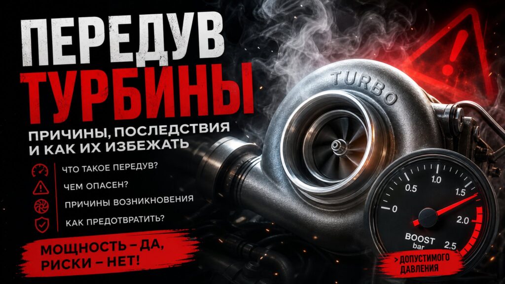 Передув турбокомпрессора и его последствия