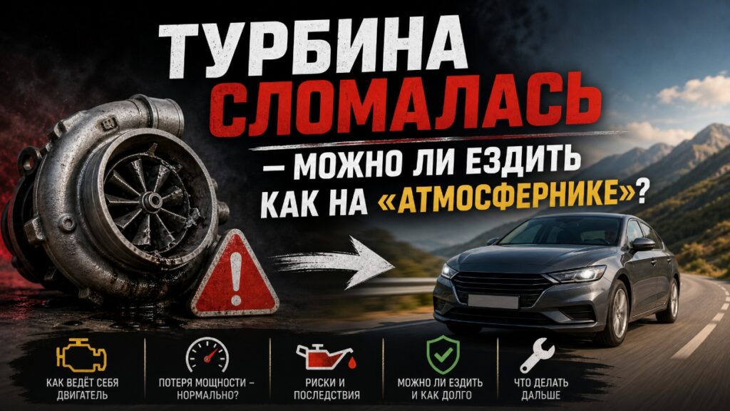 Сломанная турбина — можно ли продолжать движение