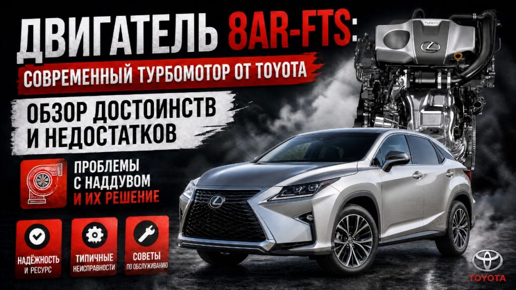 Двигатель Toyota 8AR-FTS на Lexus NX и RX
