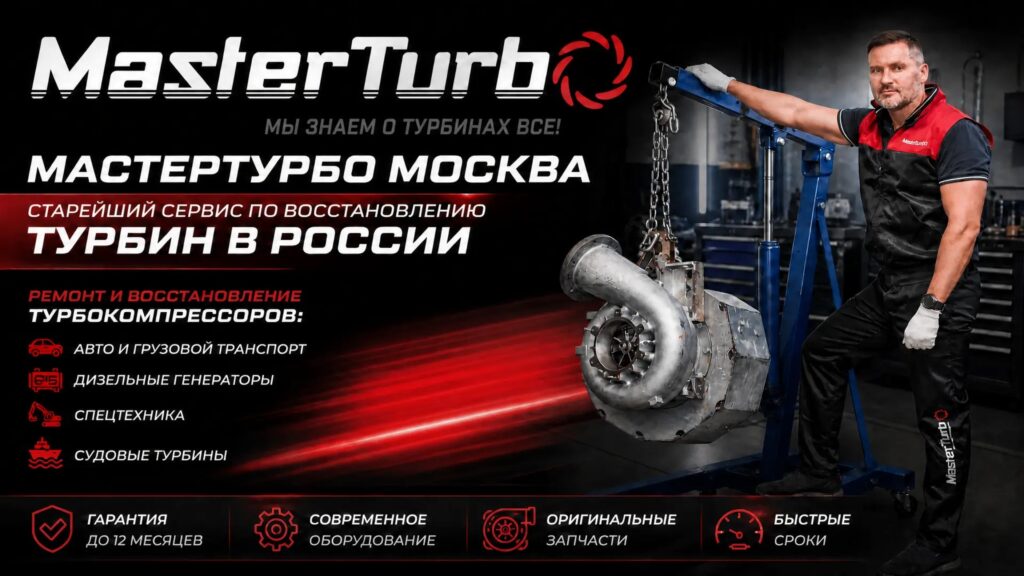 Ремонт и восстановление турбокомпрессоров в МастерТурбо, Москва