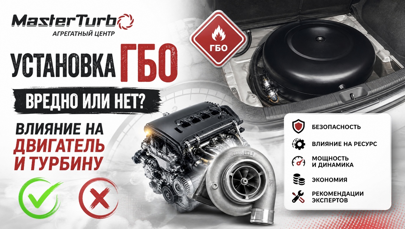 Установка газобаллонного оборудования на автомобиль с турбированным двигателем