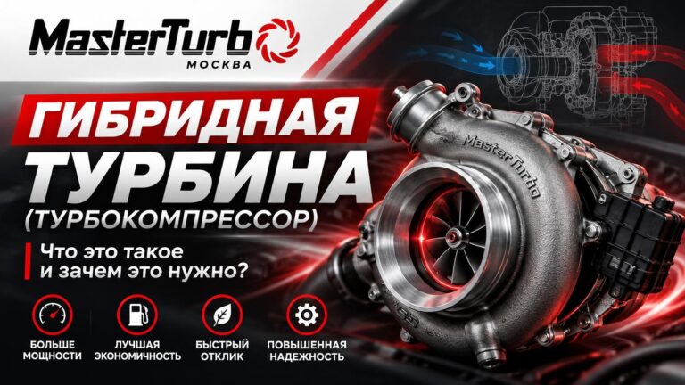 Баннер MasterTurbo «Гибридная турбина» с турбокомпрессором