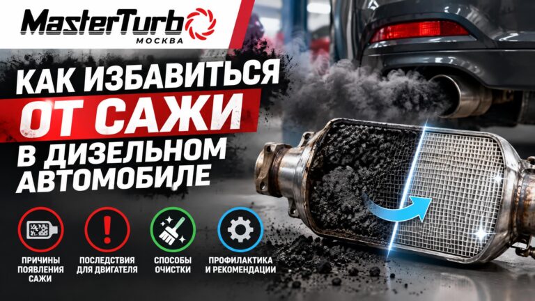 Баннер MasterTurb: как избавиться от сажи в дизельном автомобиле, забитый и очищенный DPF